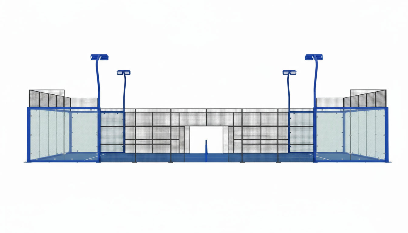 Full 360° Panoramic Padel Court