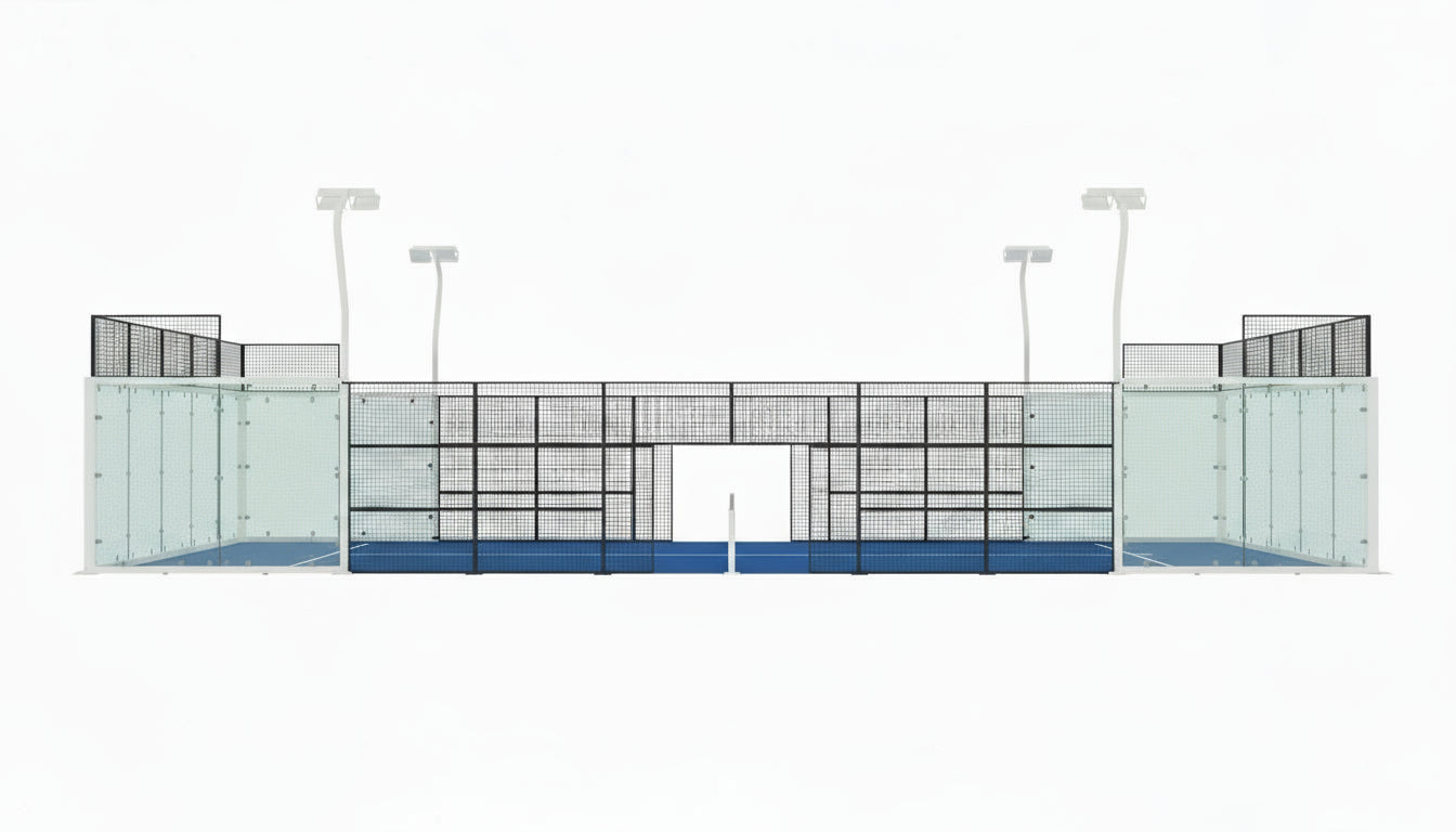 Full 360° Panoramic Padel Court