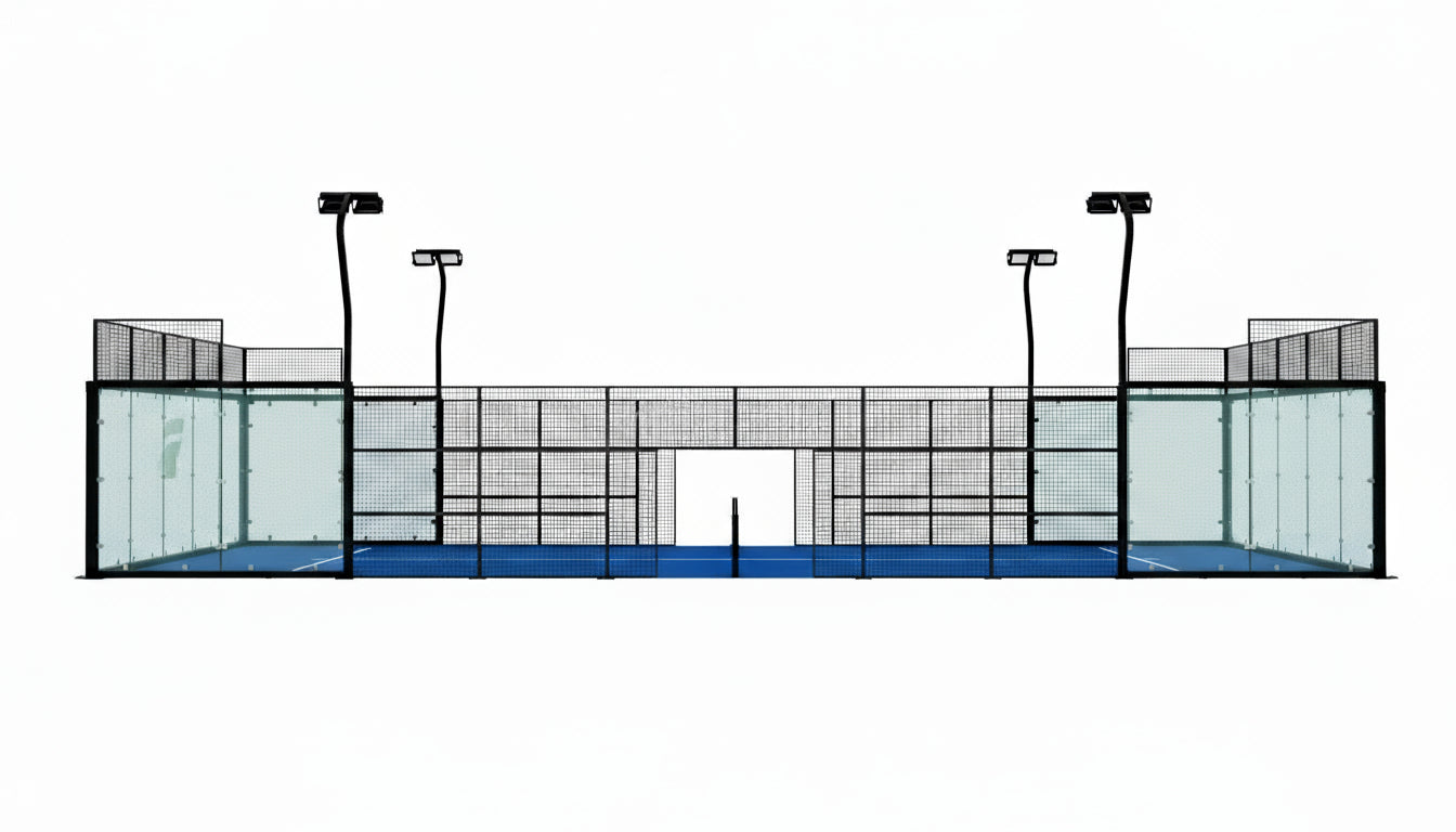 Full 360° Panoramic Padel Court