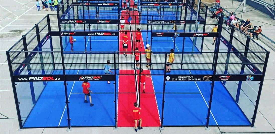 Full 360° Panoramic Padbol Court